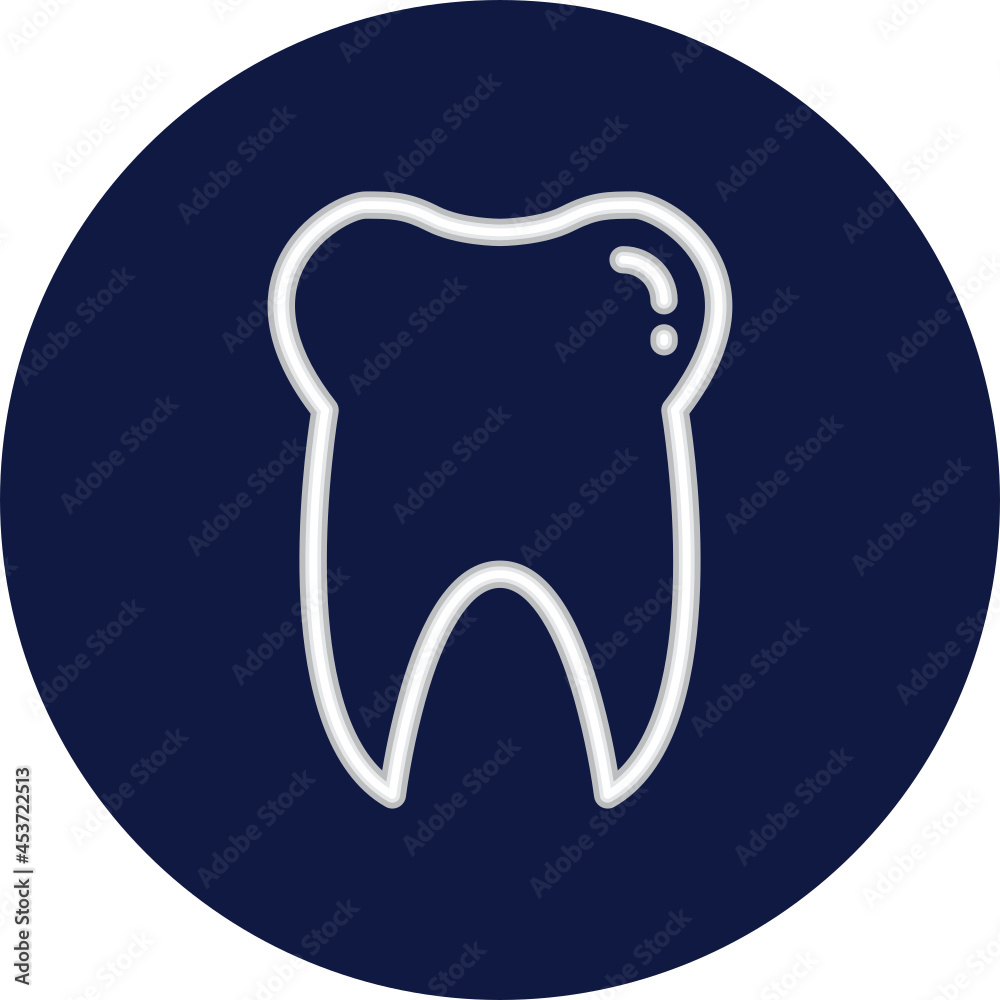 dental neon icon