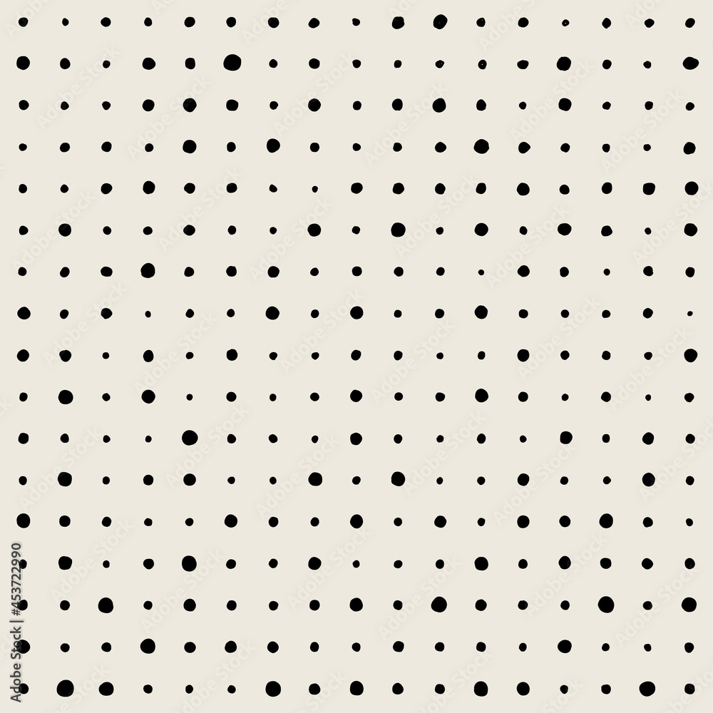 Hand drawn dots seamless pattern Hand drawn dots seamless pattern