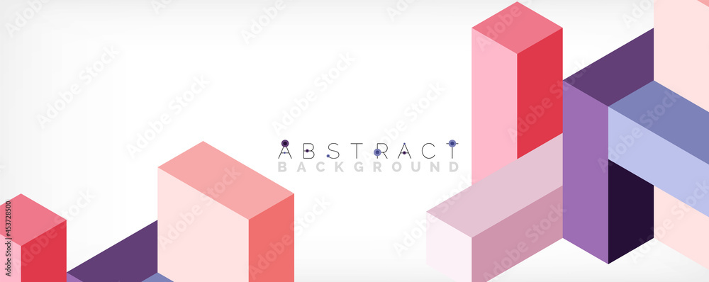 Abstract background. 3d cubes, cubic elements and blocks. Techno or business concept for wallpaper, banner, background, landing page Abstract background. 3d cubes, cubic elements and blocks. Techno or business concept for wallpaper, banner, background, landing page