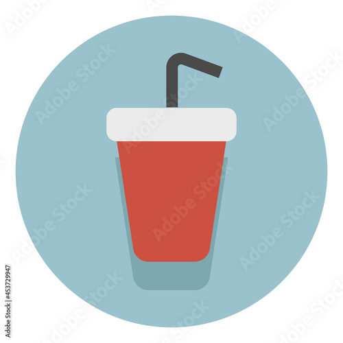 Red juice, illustration, vector on a white background.
