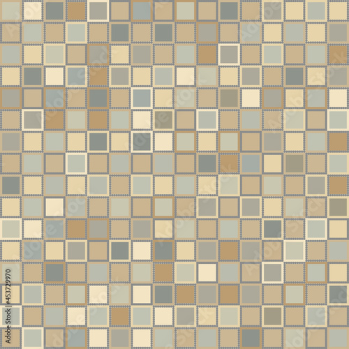 Abstract Brown And Yellow Square Pattern Background  Square Bricks