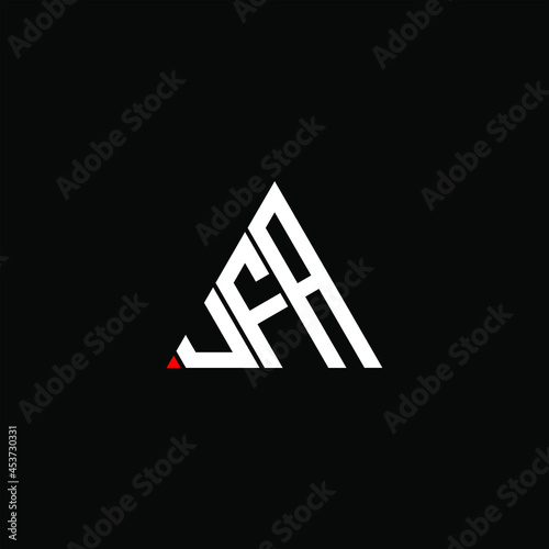 UFA letter logo creative design. UFA unique design
