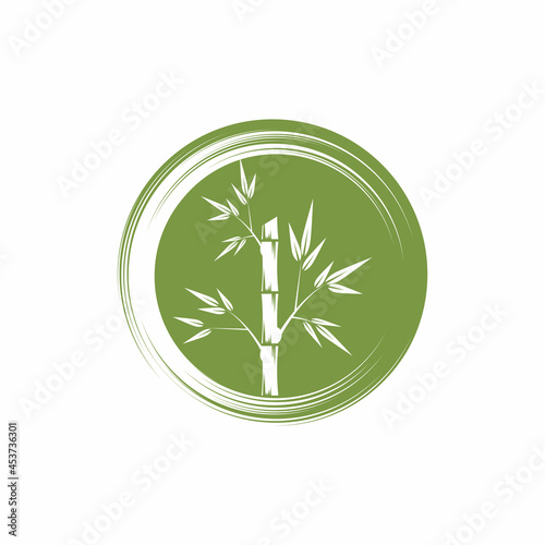 Bamboo Logo Template vector icon illustration design