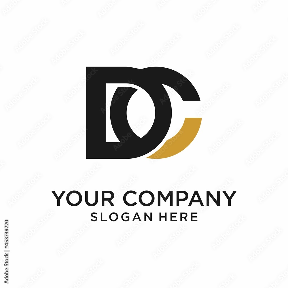 Fototapeta premium DC Letter Combo logo Design for your business