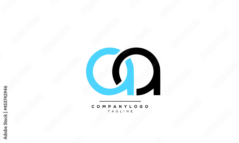 Fototapeta premium Alphabet Initial Letter Monogram Icon Logo vector illustration abstract web character logotype initials icon badge business brand