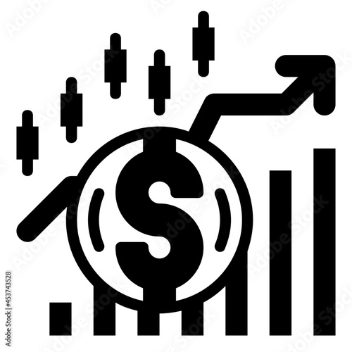money glyph icon