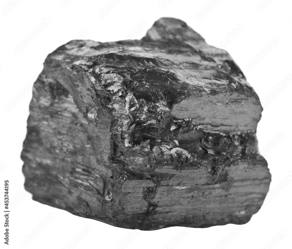 Fototapeta premium Coal isolated on white background.