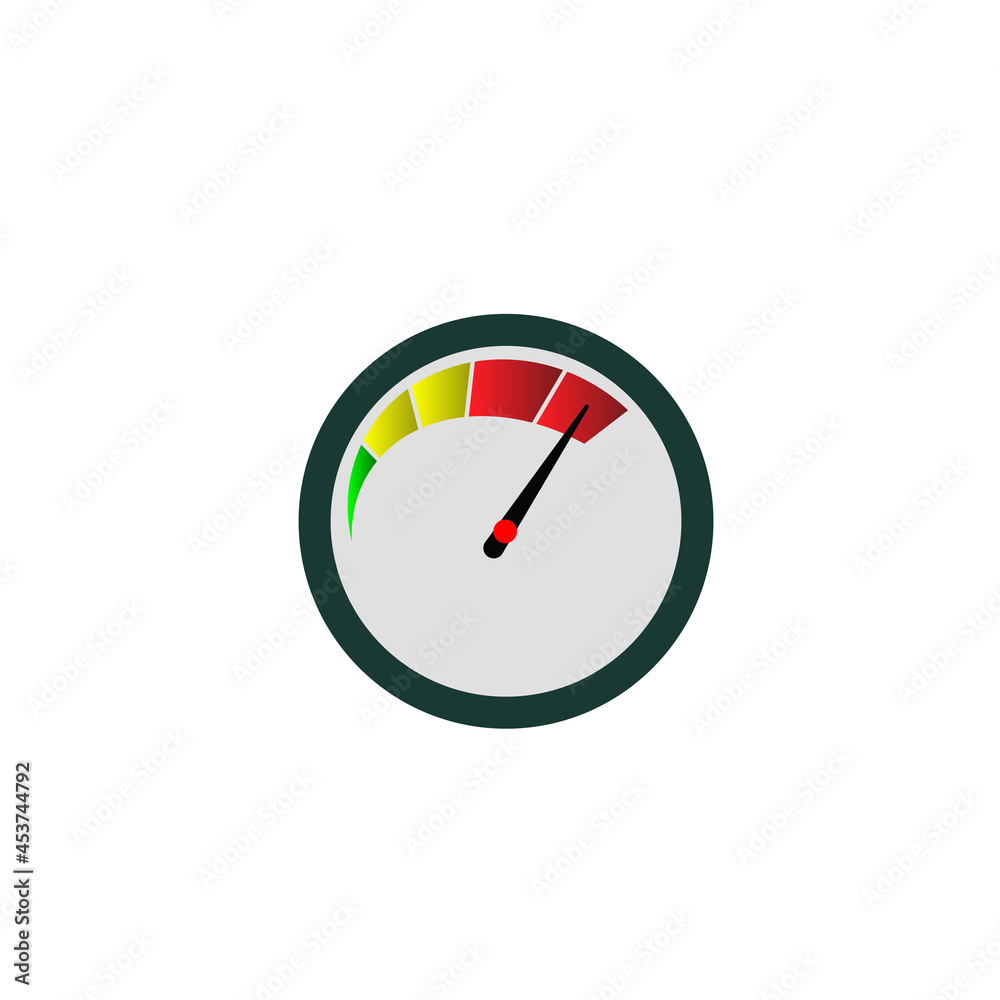 Heart and tensiometer illustration on white Heart and tensiometer illustration on white