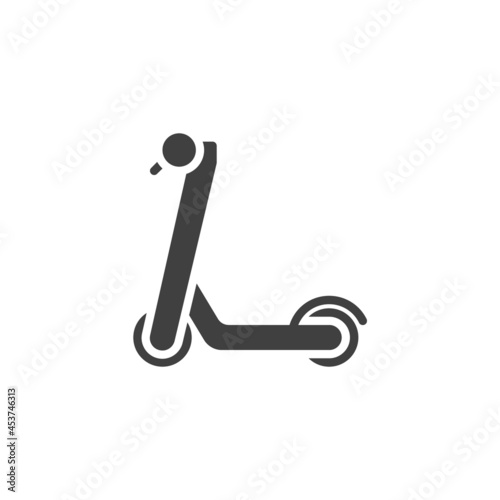 Electric scooter vector icon