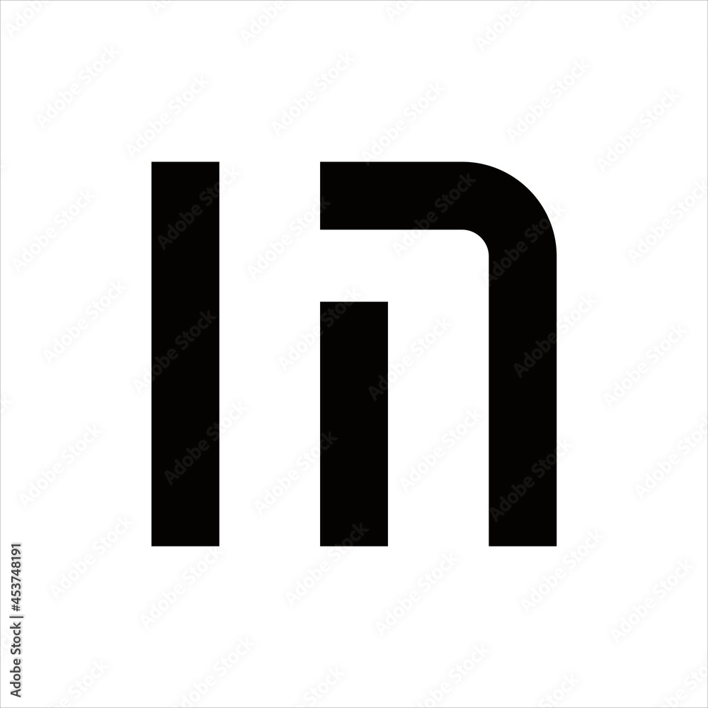 creative simple logo design letter HM creative simple logo design letter HM