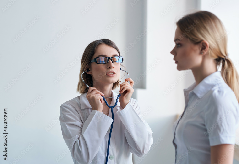 cardiologist patient examination health care Studio cardiologist patient examination health care Studio