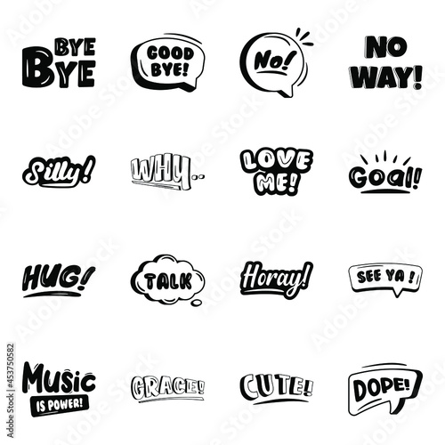 Set of Catchwords and Phrases Vectors 

