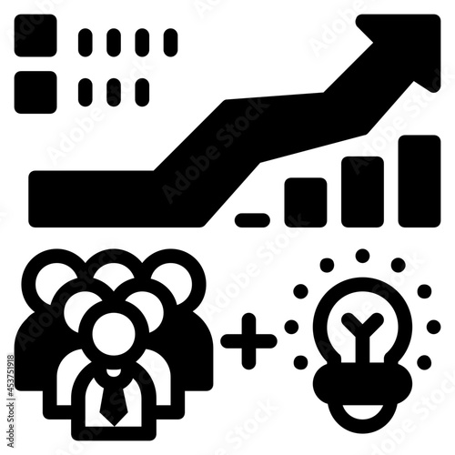 profits glyph icon
