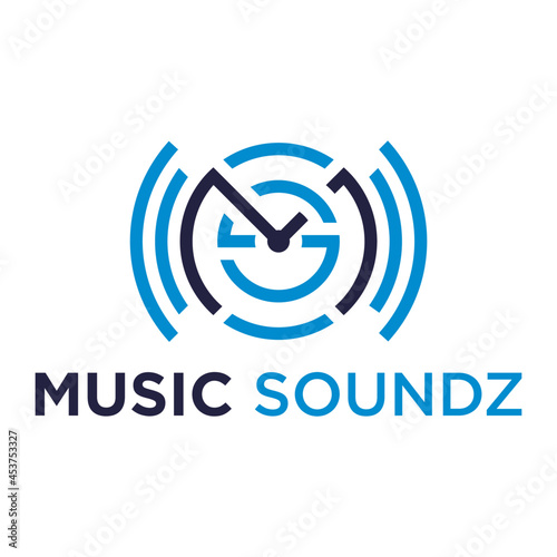 sound music logo design that can be used for symbols