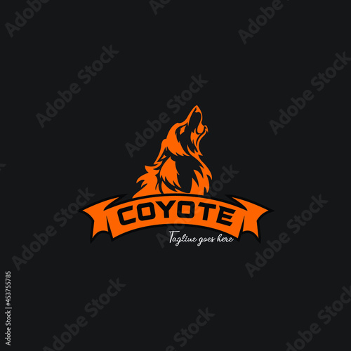 coyote circle head logo exclusive design inspiration photo