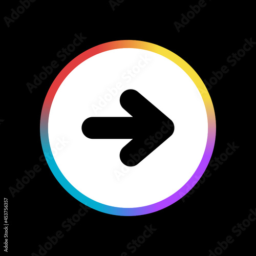 Arrow Forward - Sticker