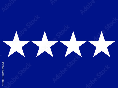 Fototapeta Naklejka Na Ścianę i Meble -  United States Airforce Four Star General Flag
