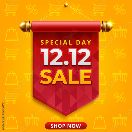 Special offer banner with yellow background