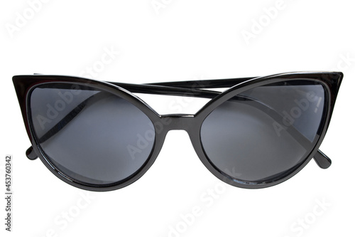 Plastic sunglasses isolated