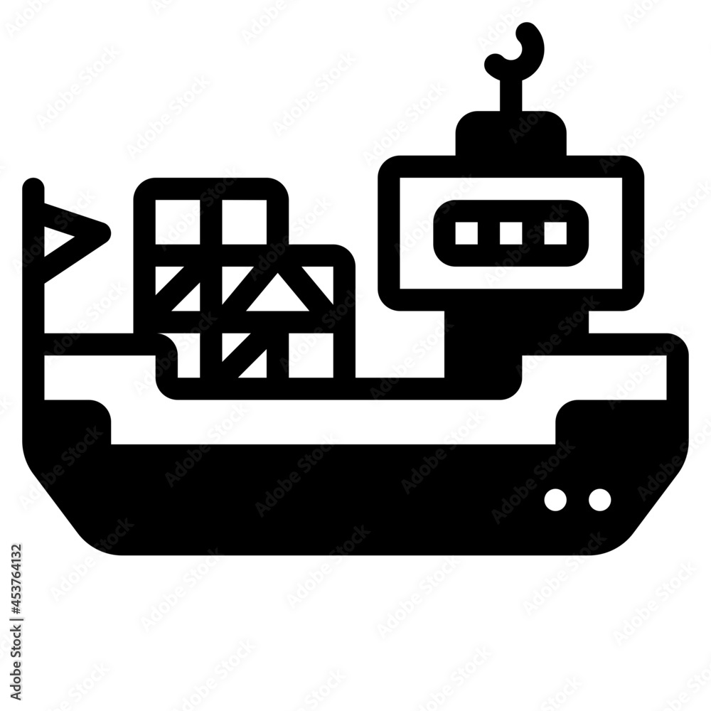 cargo glyph icon cargo glyph icon