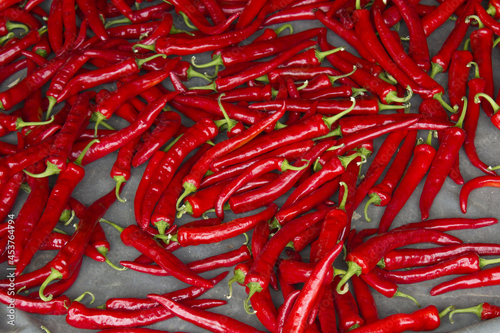 close up Red chili pepper.