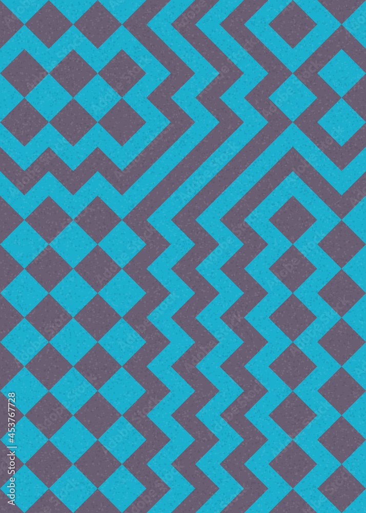 Abstract Geometric Pattern generative computational art illustration