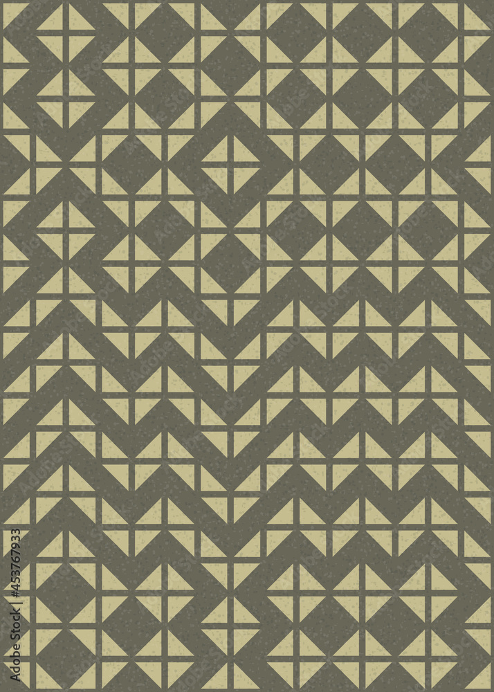 Fototapeta premium Abstract Geometric Pattern generative computational art illustration