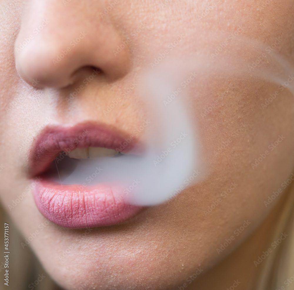 Fototapeta premium Woman smoking