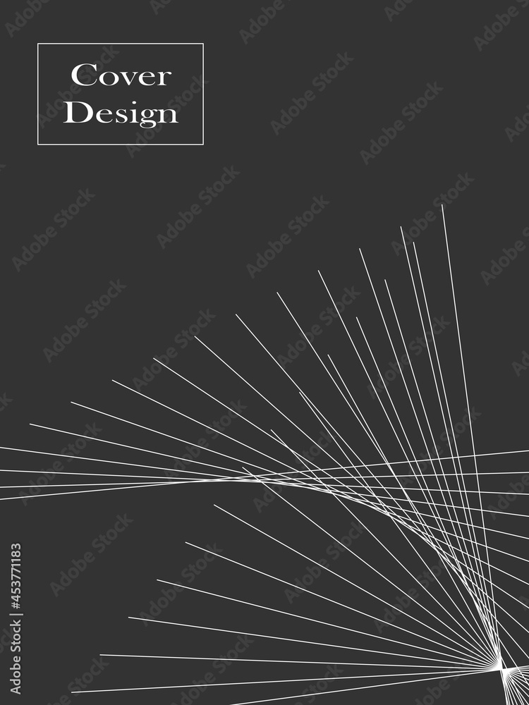 Naklejka premium Cover background vector design
