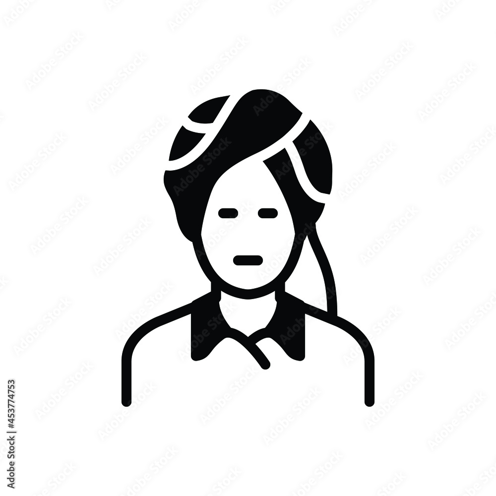 Black solid icon for singh Black solid icon for singh