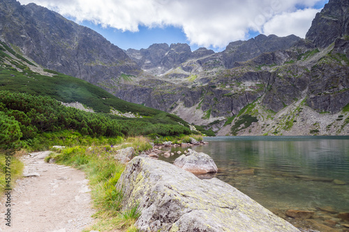 Black Pond in Tatra mountains  Poland