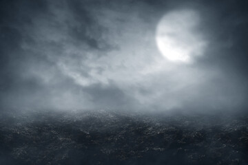 Scary horror background, halloween theme