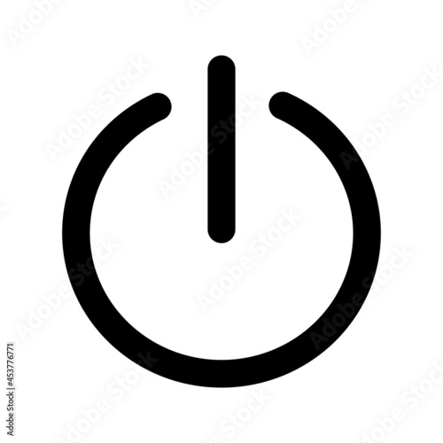Power icon vector. turn on turn off illustration sign collection.