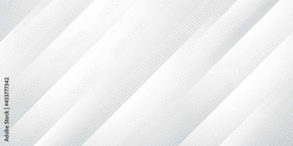 Fototapeta premium Abstract white square shape with futuristic concept background 