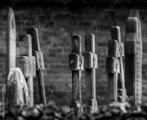 Schilderij op canvas Grave Stones