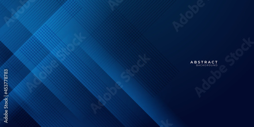 Modern blue abstract presentation background with shadow 3d layered light rectangle. Vector illustration design for presentation, banner, cover, web, flyer, card, poster, wallpaper, texture, slide