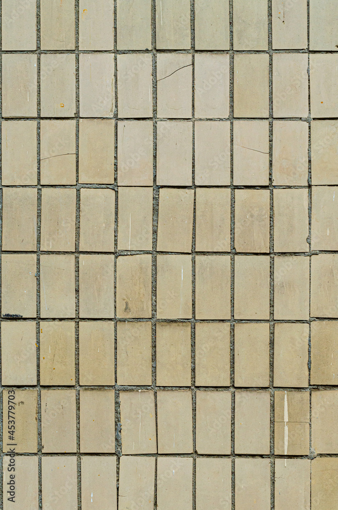 Beige little tiles texture Beige little tiles texture