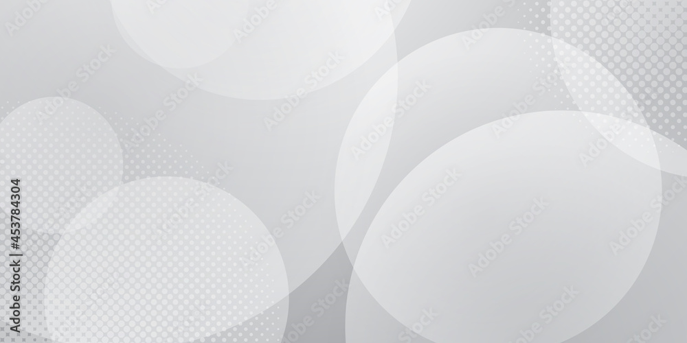 Modern white grey abstract background with circles Modern white grey abstract background with circles