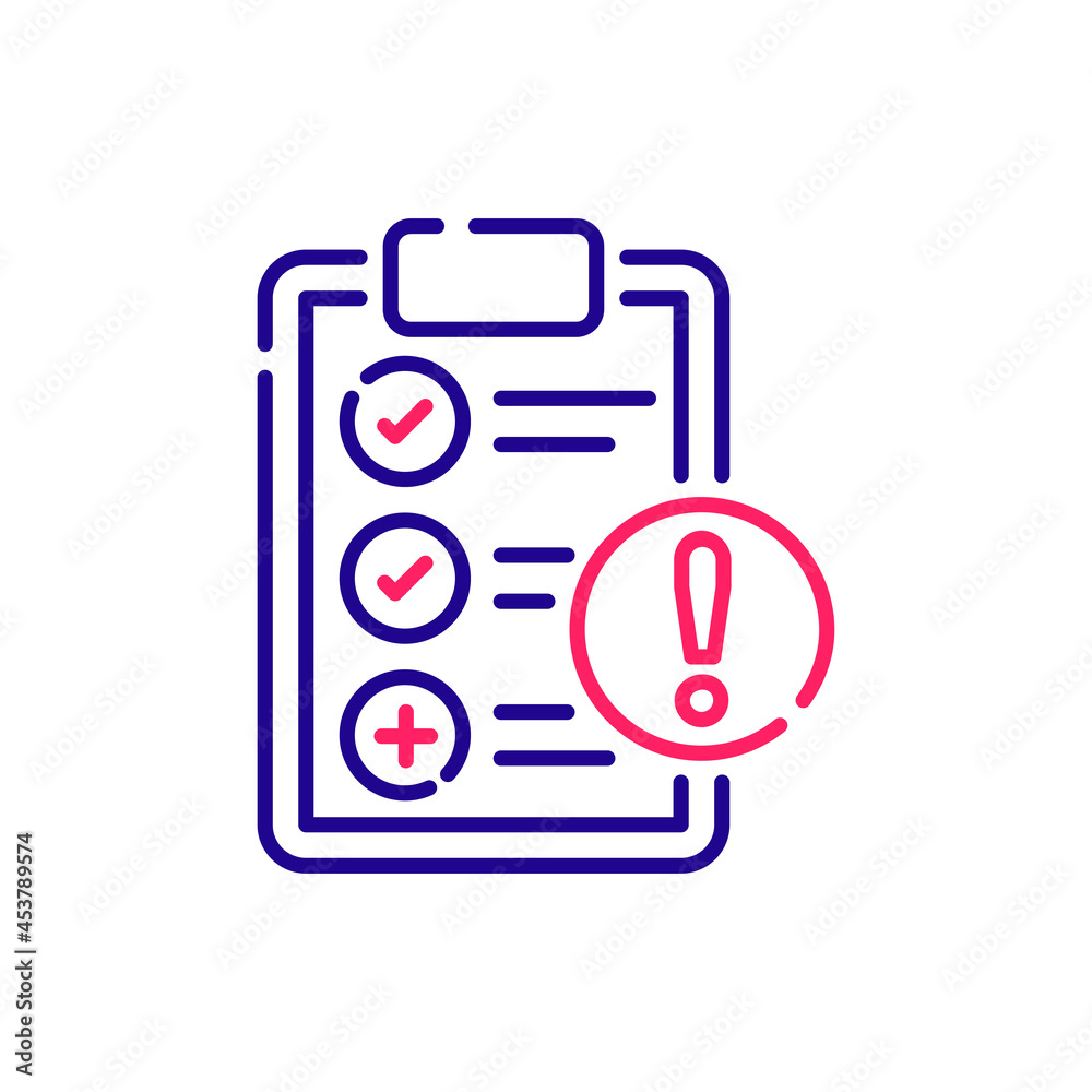 Pass fail vector 2 colours icon style illustration. EPS 10 file Pass fail vector 2 colours icon style illustration. EPS 10 file