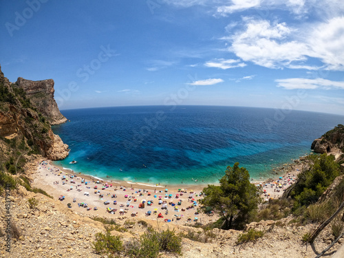 View of a very especial beach in Spain