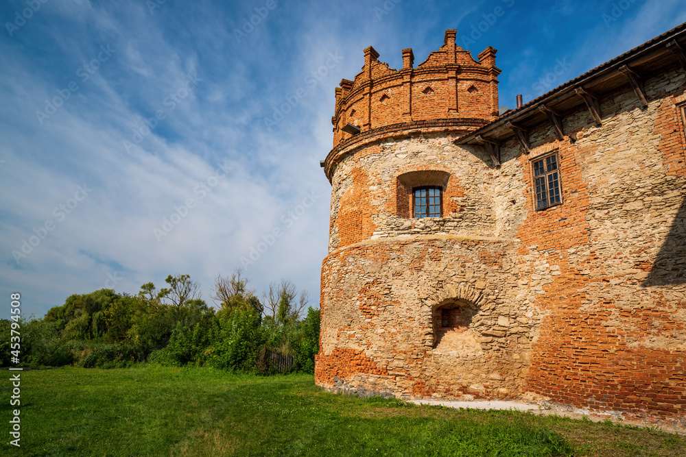 Stunning view of medieval Starokostiantyniv Castle, Khmelnytskyi region, Ukraine