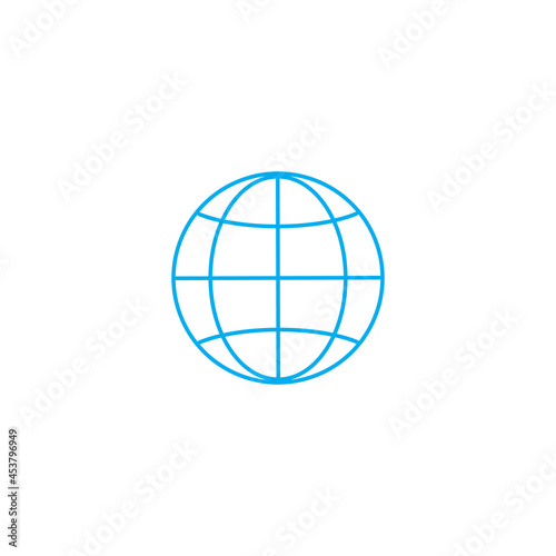 The globe icon. Globe symbo...