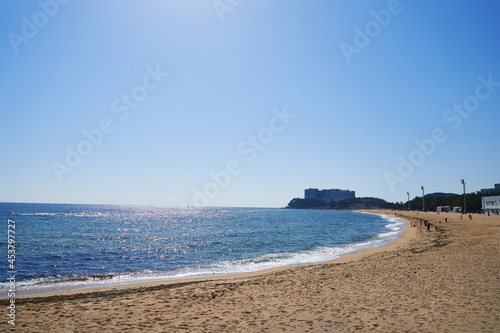 beach and sea