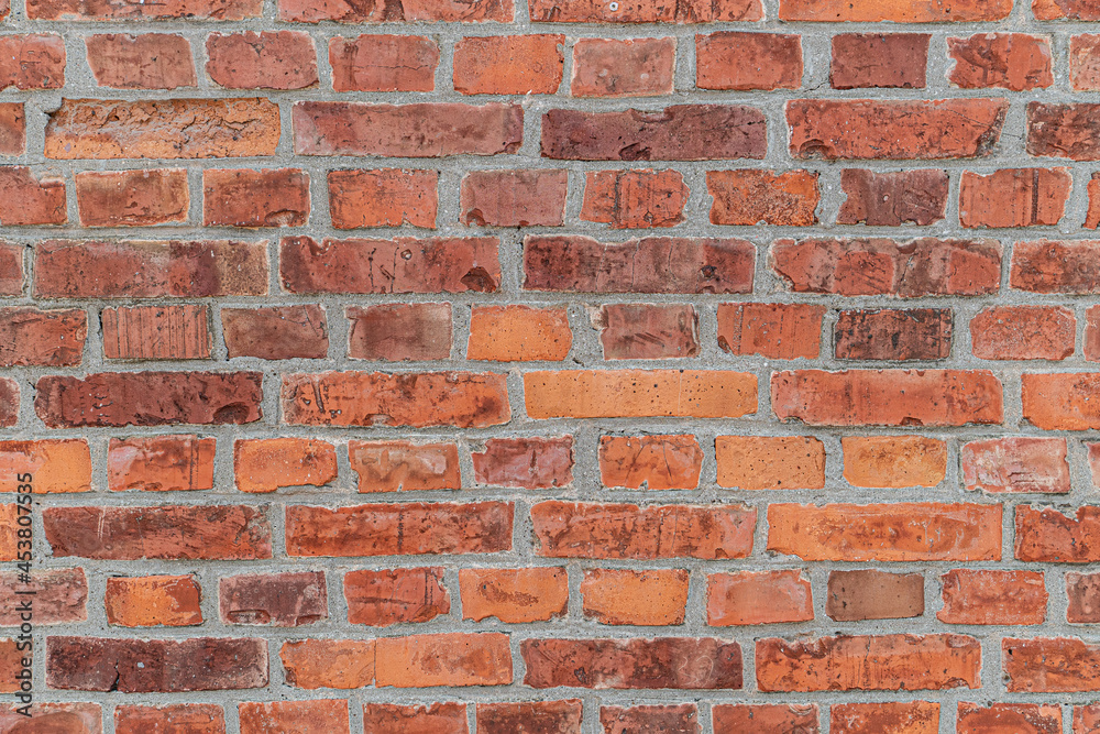 Naklejka premium red brick wall