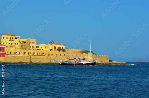view of the old town, Chania, Crete, Greece 
