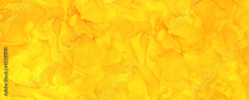 Artistic yellow texture watercolor inkscape abstract background for your design, alcohol ink acrylic background concept