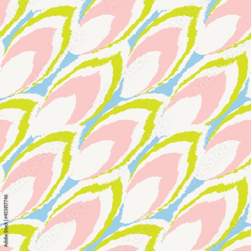 Brush Stroke Fur Seamless Pattern