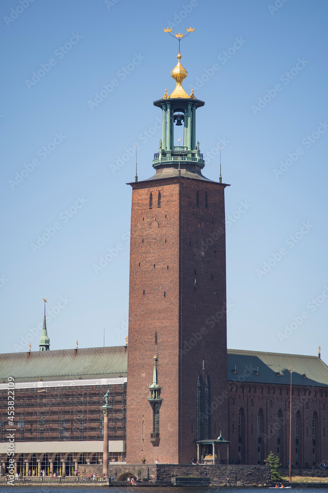 Sweden, Stockholm, Kungsholmen, Town hall, 2019 year	
