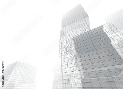 abstract architecture 3d