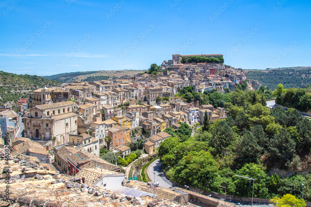Obraz premium Ibla, ancient district of the city of Ragusa in Sicily. Italy